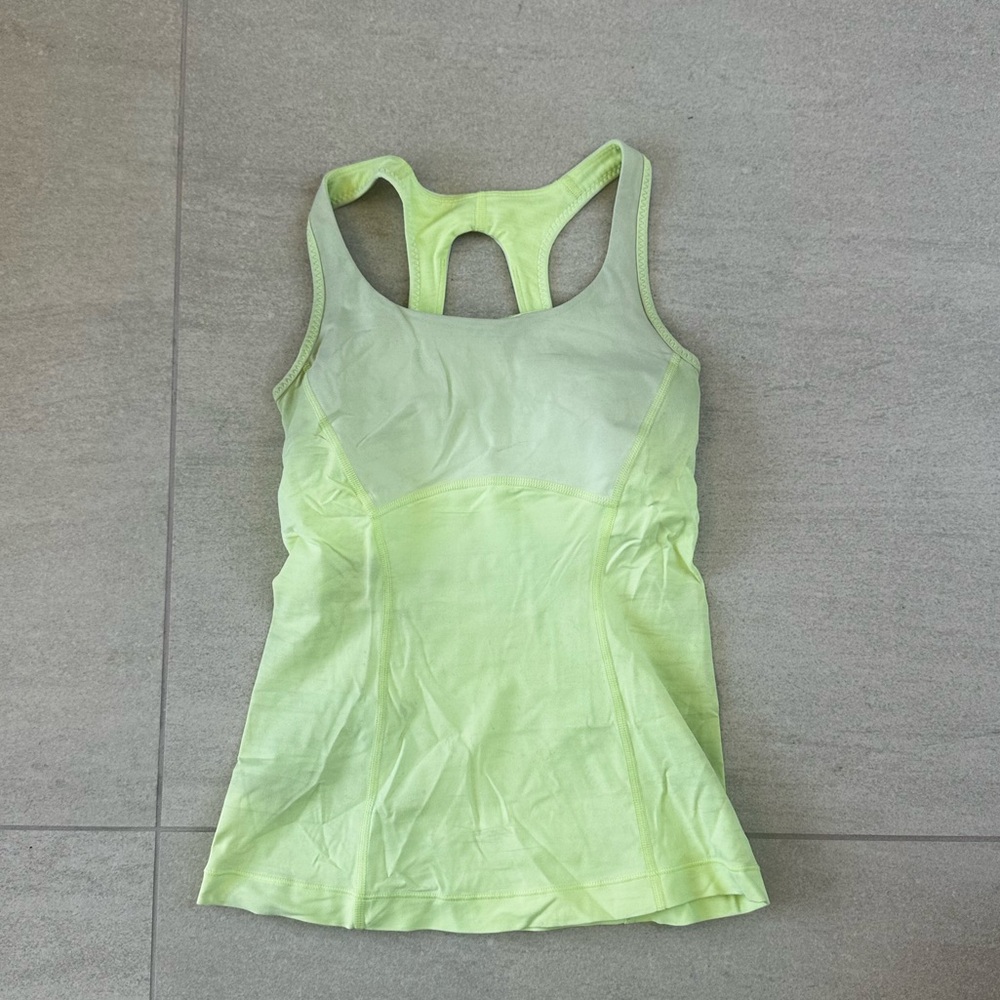 LIME LULULEMON TANK